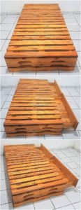 Pallet Bed Frame with Drawers