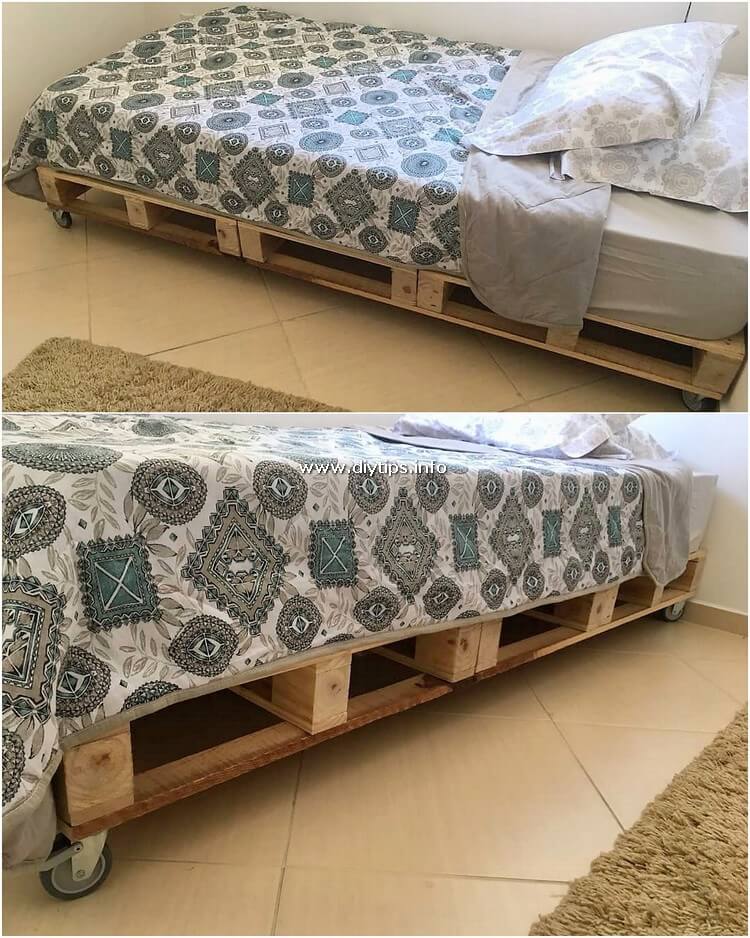Wood Pallet Bed