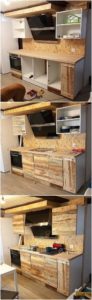DIY Pallet Kitchen Cabinets