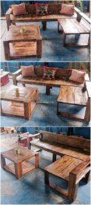 Pallet Bench and Table
