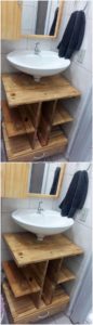 Wood Pallet Sink