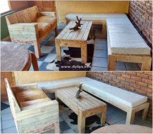 Pallet Couch and Table