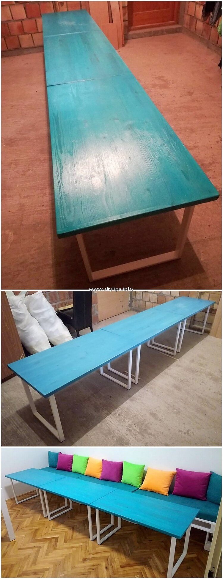 Wooden Pallet Couch and Table