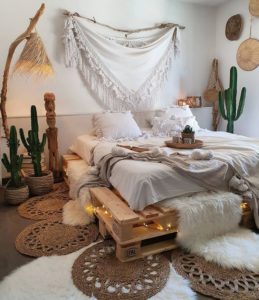 Modern Bohemian Bedroom (35)