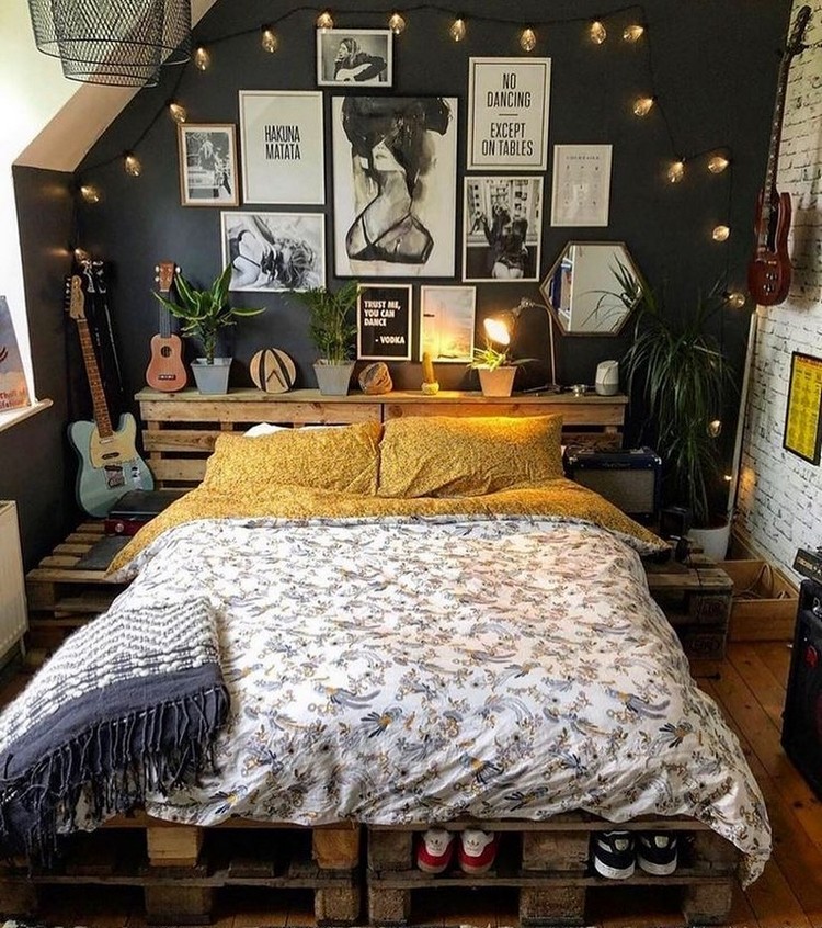 Modern Bohemian Bedroom (39)