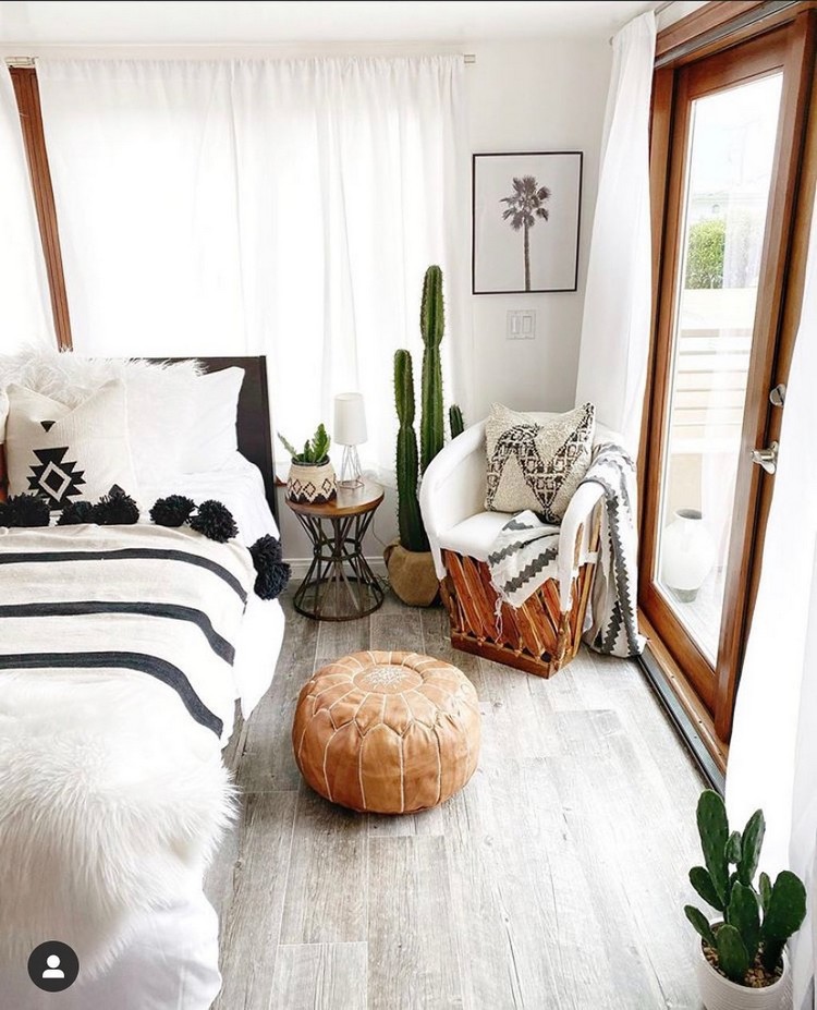 Modern Bohemian Bedroom (57)