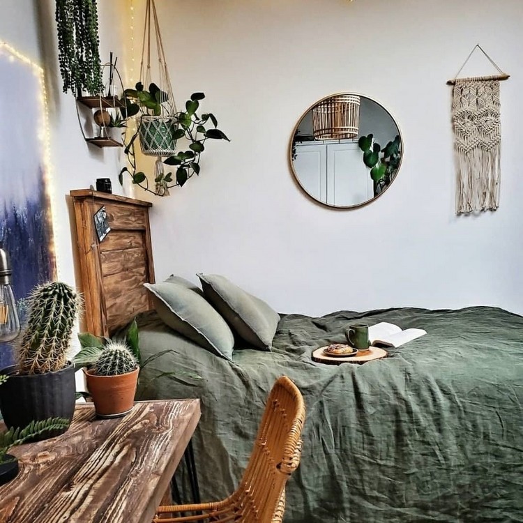 Modern Bohemian Bedroom (59)